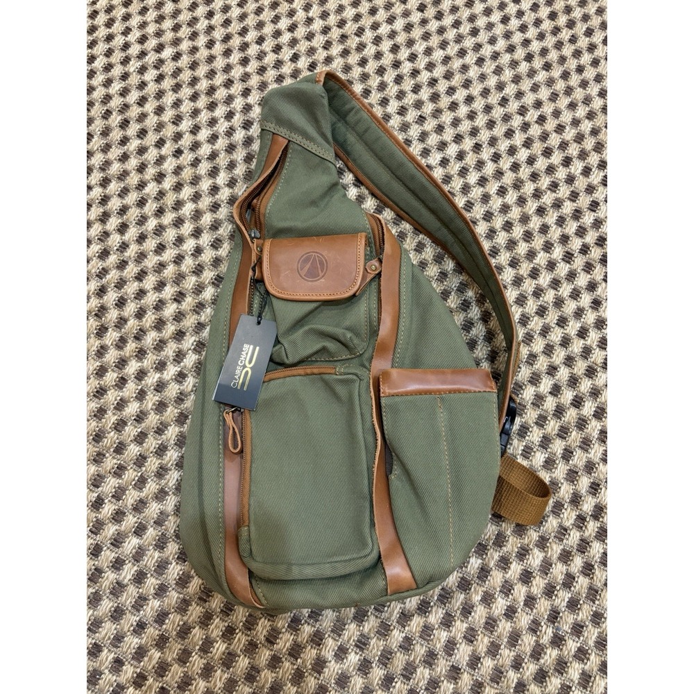 NWT Claire Chase Colorado Sling Bag Style: 765, Green